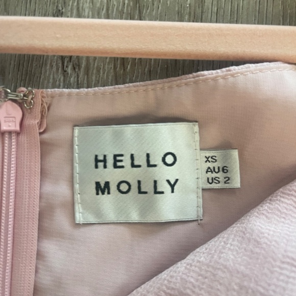 Hello Molly A Letter to Me Mini Dress Blush US 2 | Size XS - Picture 7 of 10